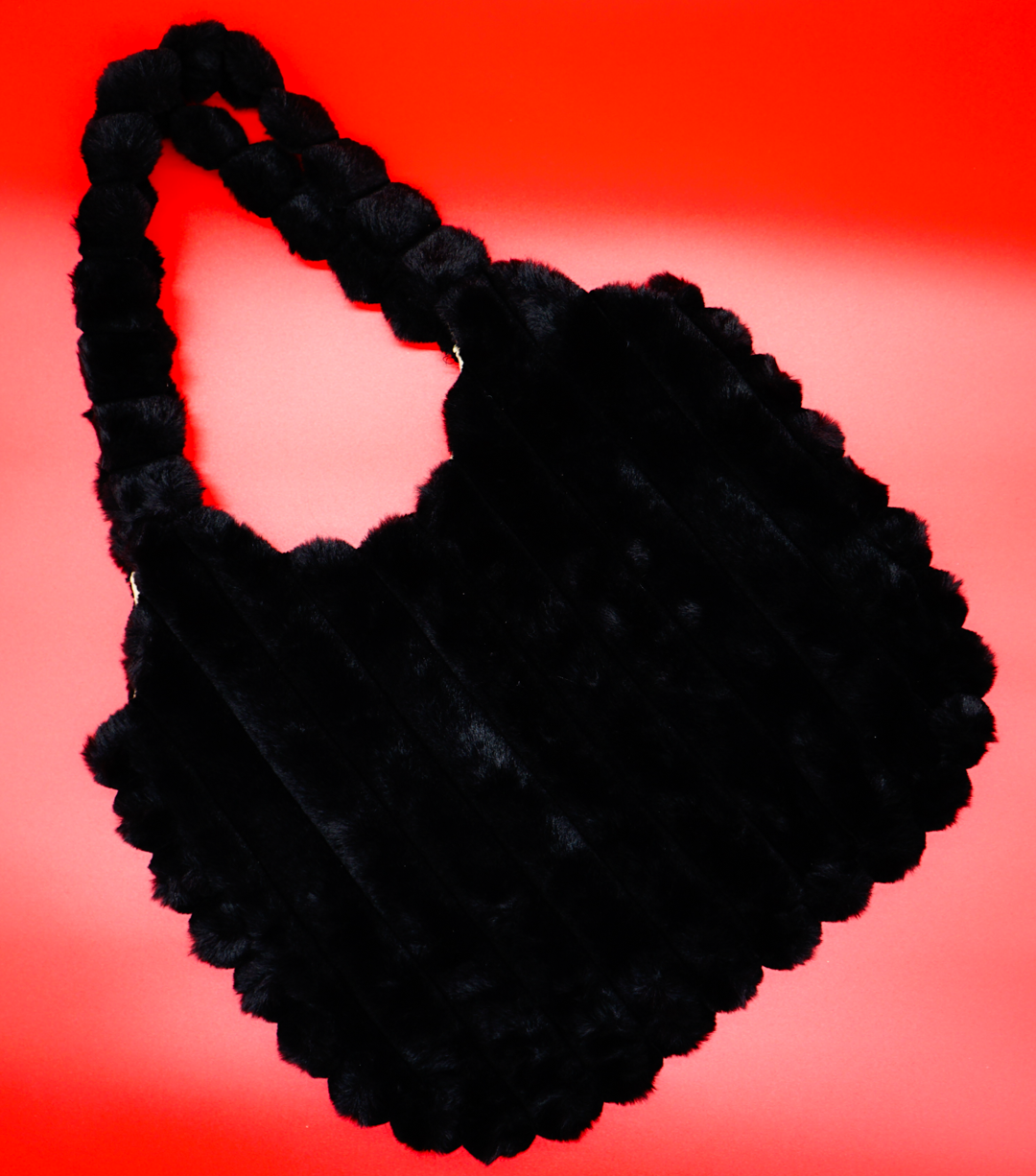 Korean Style Large Capacity Plush Cloud Puff Shoulder Bag