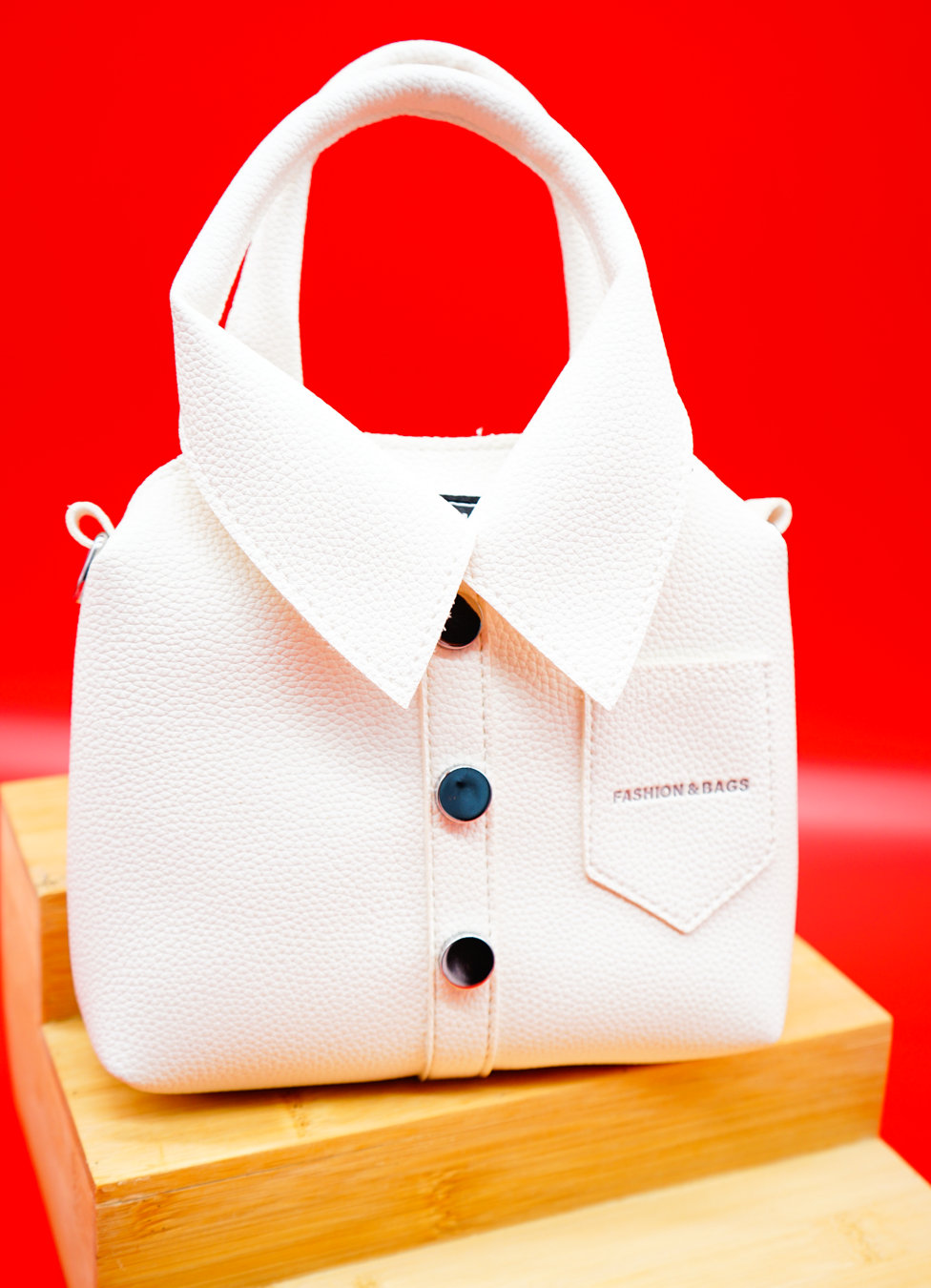 Stylish Collared Handbag