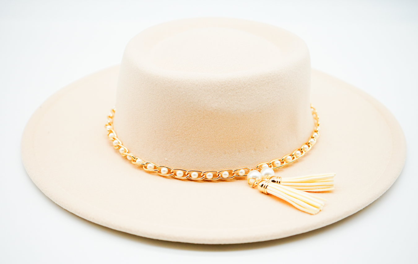 'Ms. Pearl' Fedora Hat