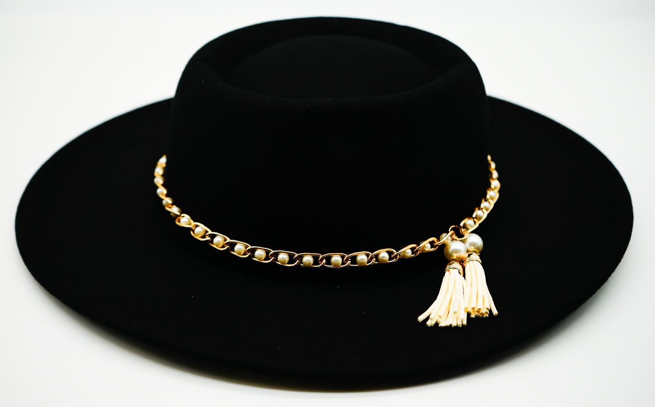 'Ms. Pearl' Fedora Hat