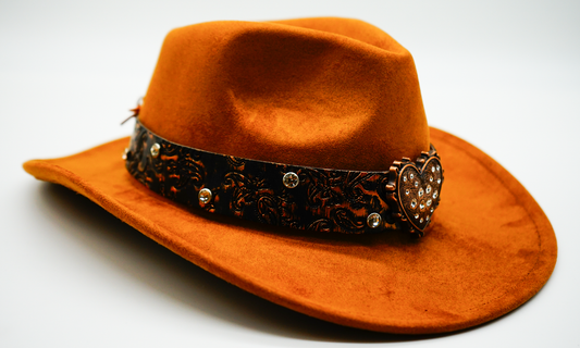 Diamond Heart Cowboy Hat