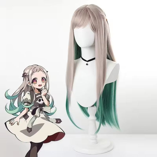 Halloween Carnival Wig Gradient Cosplay Wig Yashiro Nene Anime Toilet-bound Hanako-kun Synthetic Long Hair Wigs for Women